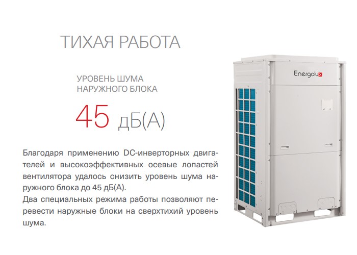 Наружный блок VRF системы Energolux SMZU96V2AI Наружный блок VRF системы Energolux SMZU96V2AI