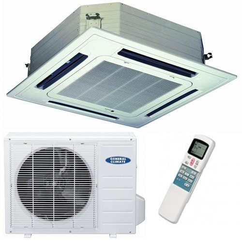 Кассетный кондиционер General Climate GC/GU-4C12HRN2 compact Кассетный кондиционер General Climate GC/GU-4C12HRN2 compact