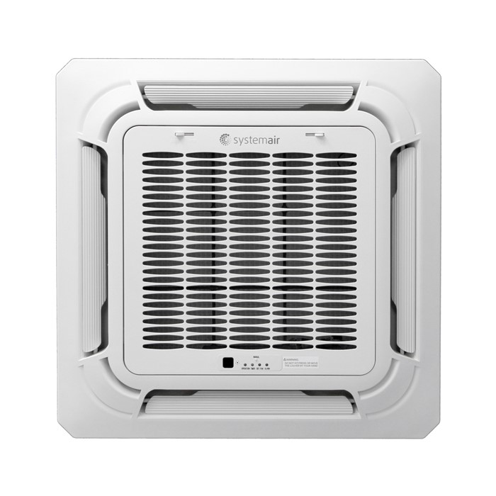 Кассетный кондиционер Systemair SYSPLIT CASSETTE 60 EVO HP R Кассетный кондиционер Systemair SYSPLIT CASSETTE 60 EVO HP R