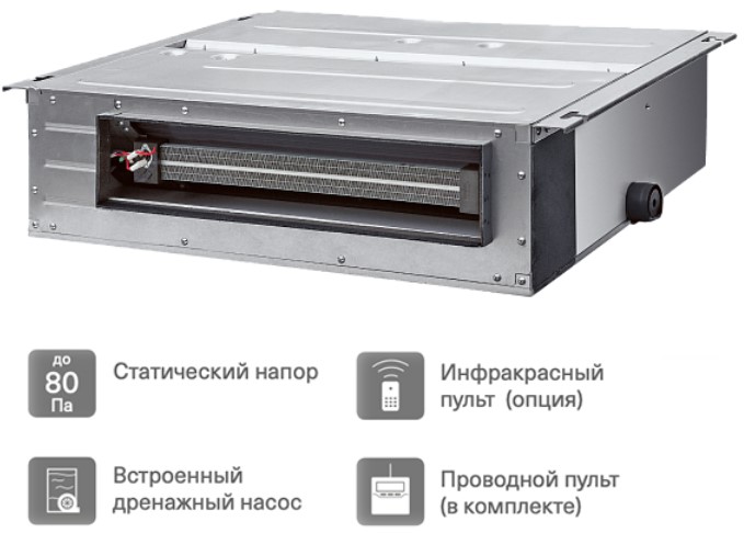 Канальная VRF система Energolux SMZD24V3AI Канальная VRF система Energolux SMZD24V3AI
