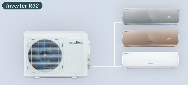 Внешний блок мульти сплит-системы на 3 комнаты Ecoclima Multi line R32 Free Match СM3-H22/4DR2 Внешний блок мульти сплит-системы на 3 комнаты Ecoclima Multi line R32 Free Match СM3-H22/4DR2