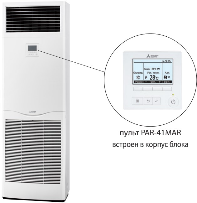 Колонный внутренний блок мульти сплит-системы Mitsubishi Electric PSA-M100KA Колонный внутренний блок мульти сплит-системы Mitsubishi Electric PSA-M100KA