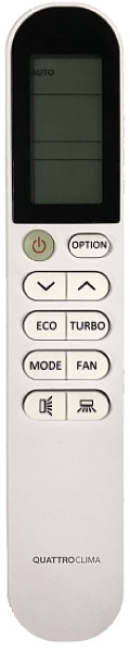 Кондиционер QUATTROCLIMA Bergamo QV-BE12WB/QN-BE12WB Кондиционер QUATTROCLIMA Bergamo QV-BE12WB/QN-BE12WB