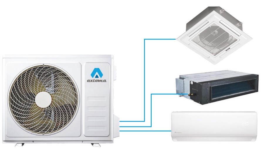 Внешний блок мульти сплит-системы на 3 комнаты Axioma ASB27M3Z1R Внешний блок мульти сплит-системы на 3 комнаты Axioma ASB27M3Z1R