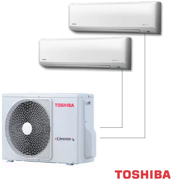 Внешний блок мульти сплит-системы на 2 комнаты Toshiba RAS-2M14G3AVG-E Внешний блок мульти сплит-системы на 2 комнаты Toshiba RAS-2M14G3AVG-E