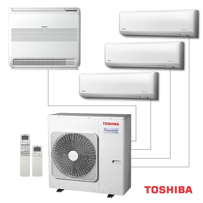 Внешний блок мульти сплит-системы на 4 комнаты Toshiba RAS-4M27G3AVG-E Внешний блок мульти сплит-системы на 4 комнаты Toshiba RAS-4M27G3AVG-E