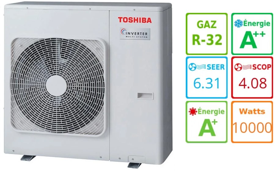 Внешний блок мульти сплит-системы на 5 комнат Toshiba RAS-5M34G3AVG-E Внешний блок мульти сплит-системы на 5 комнат Toshiba RAS-5M34G3AVG-E