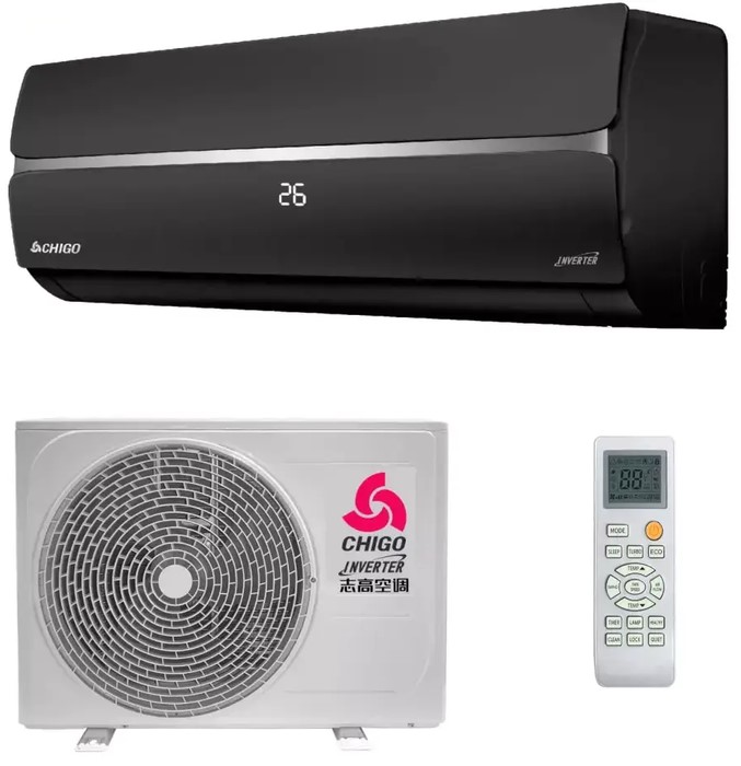 Кондиционер Chigo King CS-25V3A-1C172/Black Кондиционер Chigo King CS-25V3A-1C172/Black