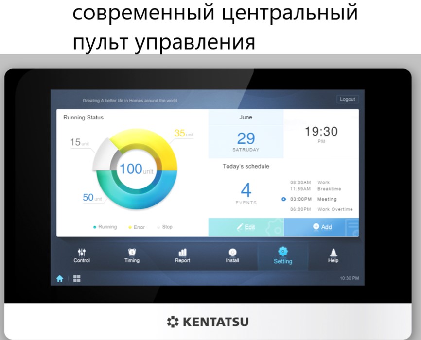 Наружный блок VRF системы Kentatsu KTRA340HZAN3 Наружный блок VRF системы Kentatsu KTRA340HZAN3