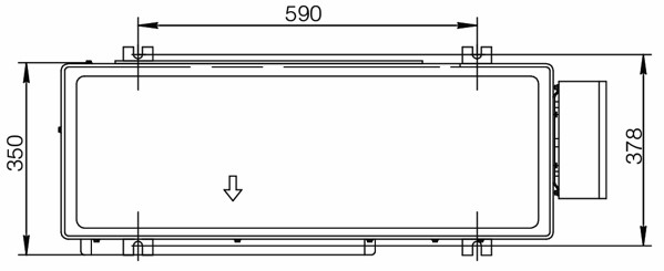 Кассетный кондиционер Excon CR-01-1422 Кассетный кондиционер Excon CR-01-1422