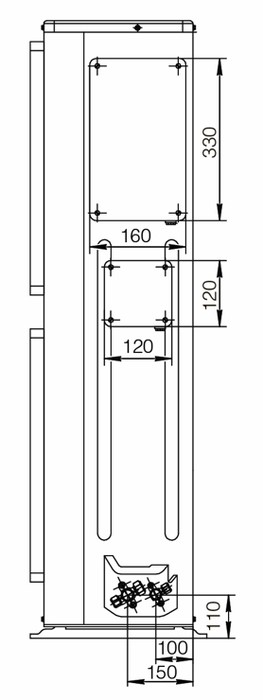 Напольно-потолочный кондиционер Excon CR-01-1422 Напольно-потолочный кондиционер Excon CR-01-1422