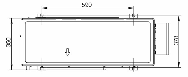 Напольно-потолочный кондиционер Excon CR-01-1422 Напольно-потолочный кондиционер Excon CR-01-1422