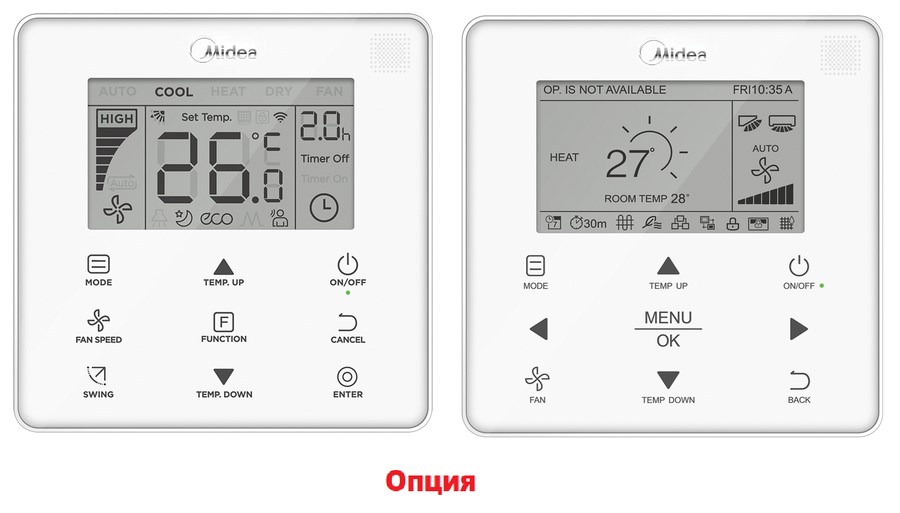 Канальная VRF система Midea MI2-17T2DHN1 Канальная VRF система Midea MI2-17T2DHN1