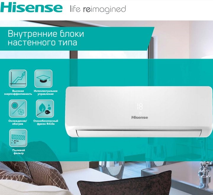 Настенная VRF система Hisense AVS-24URCSBBA Настенная VRF система Hisense AVS-24URCSBBA